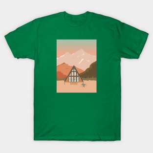 "Remote" Work - Mountain Cabin T-Shirt